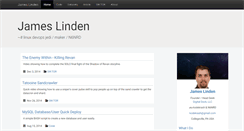 Desktop Screenshot of jameslinden.com